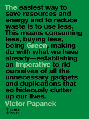 cover image of The Green Imperative